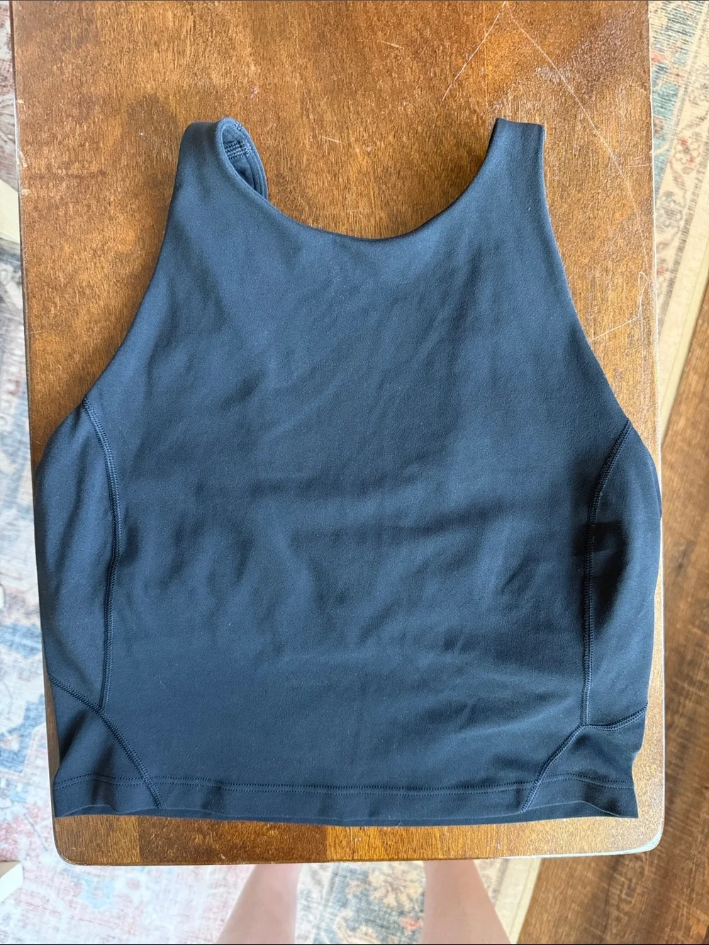 Lululemon Align High Neck Tank Top Light Support Black Size 6